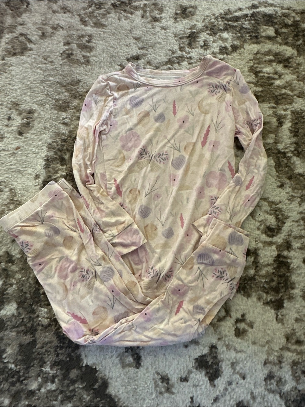 Magnetic Me Pink & Lavender Floral Long-Sleeve Pajama Set